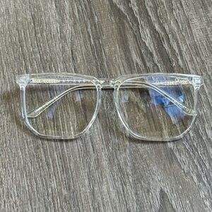 Quay Australia Stranger Blue Blocker Glasses